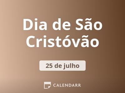 Dia de São Cristóvão