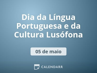 Dia da Língua Portuguesa