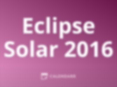 Eclipse Solar 2016