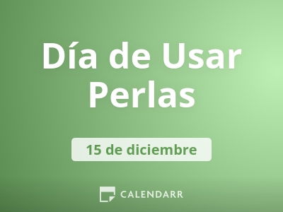 Día de Usar Perlas