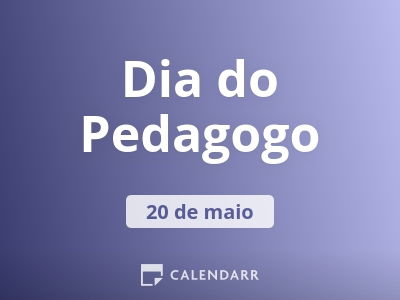 Dia do Pedagogo