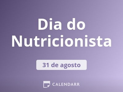Dia do Nutricionista