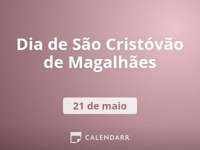 Dia de São Cristóvão de Magalhães
