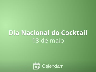 Dia Nacional do Cocktail