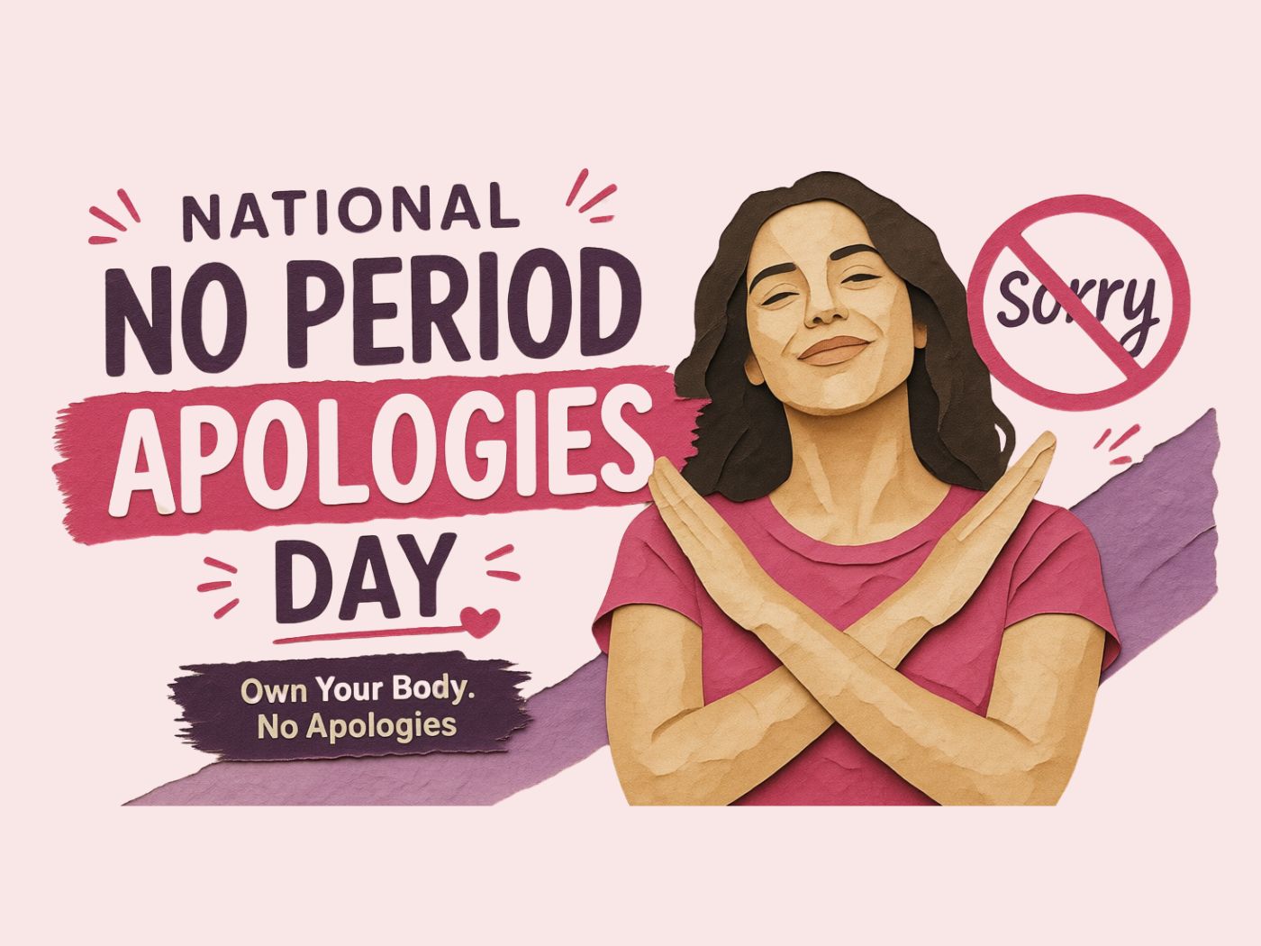 National No Apologies Period Day