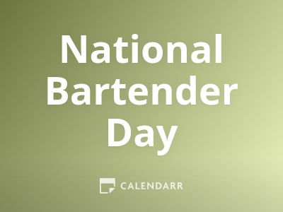 national bartender day 2022