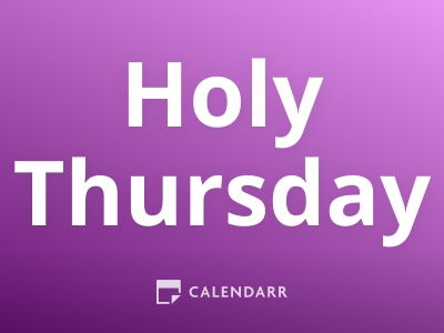 holy thursday images