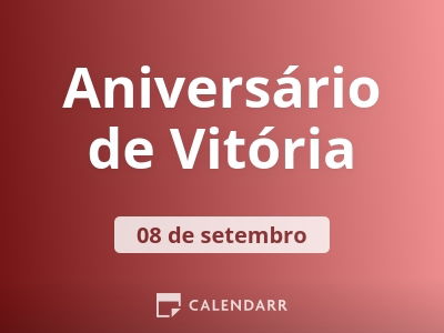Aniversário de Vitória