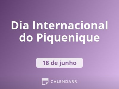 Dia Internacional do Piquenique
