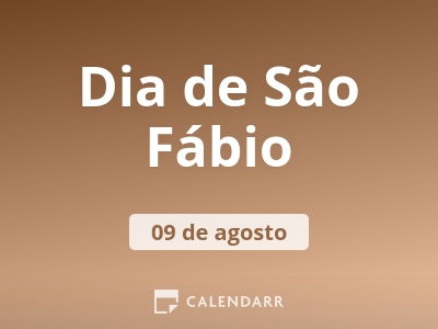 Dia de São Fábio