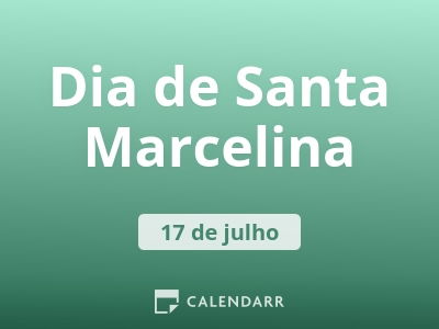 Dia de Santa Marcelina