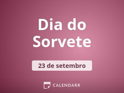 Dia do Sorvete