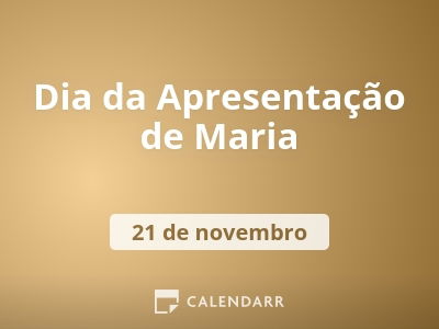 Dia da Apresentação de Maria