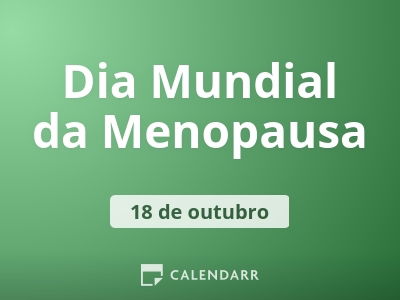 Dia Mundial da Menopausa