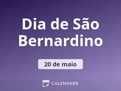 Dia de São Bernardino