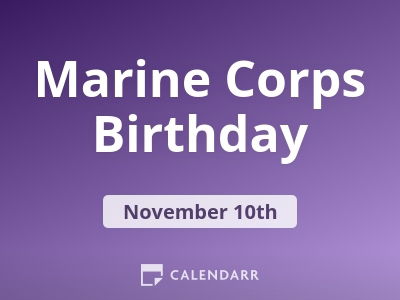 Marine Corps Birthday