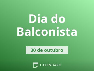 Dia do Balconista
