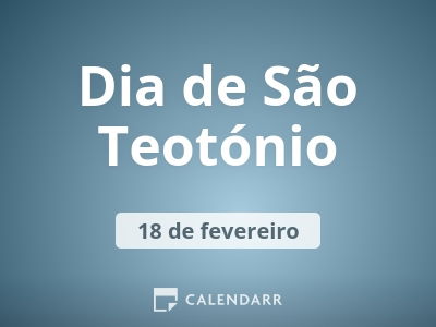 Dia de São Teotónio