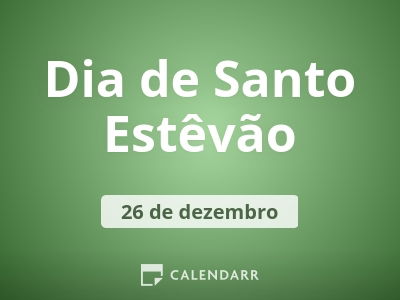 Dia de Santo Estêvão