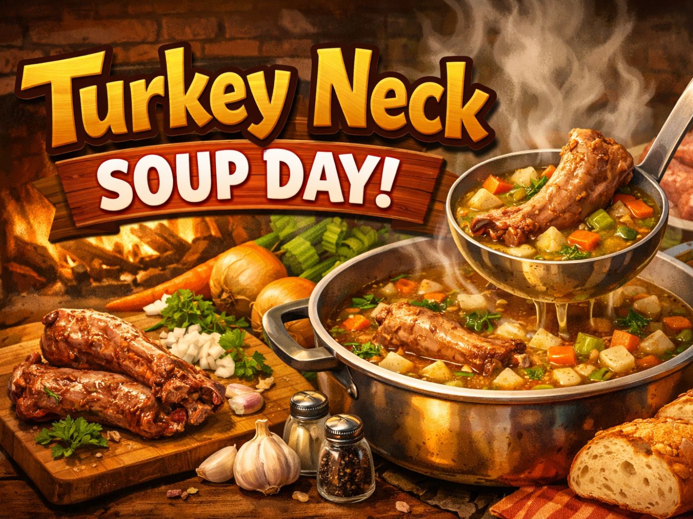 Turkey Neck Soup Day
