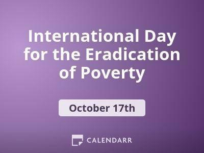International Day for the Eradication of Poverty