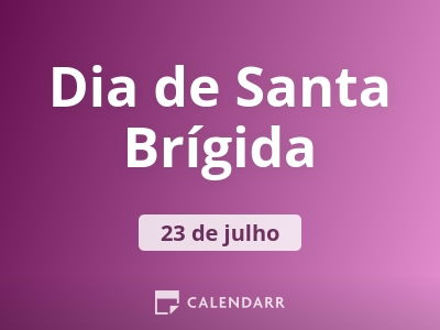 Dia de Santa Brígida