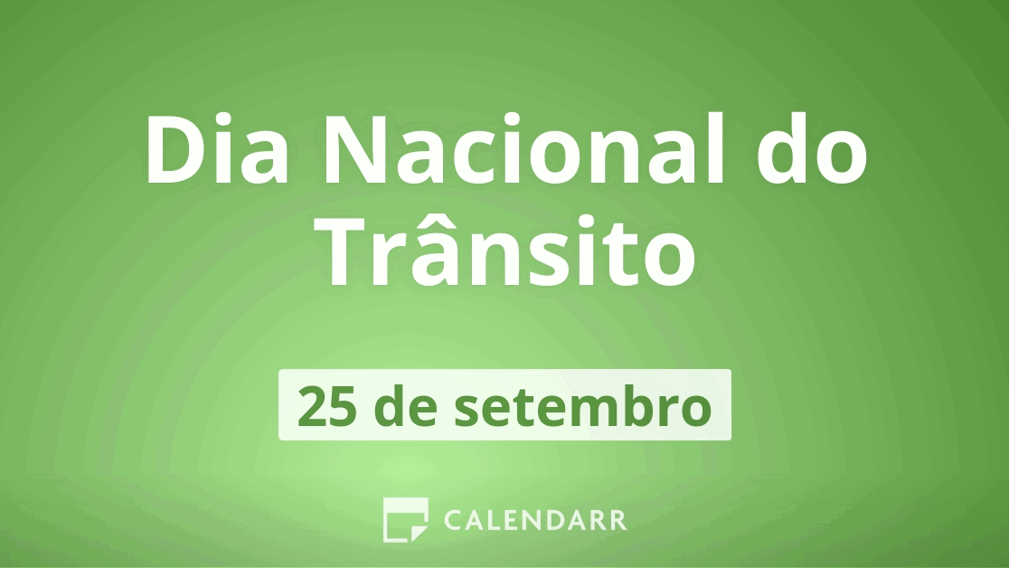 QUIZ - DIA DO TRÂNSITO – 25 de setembro