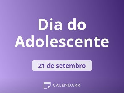 Dia do Adolescente