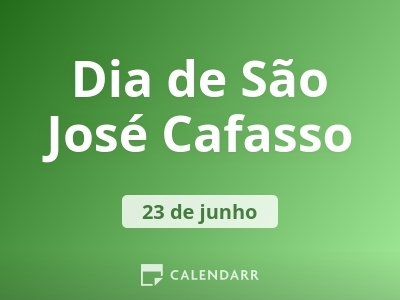 Dia de São José Cafasso