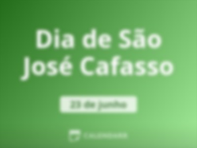 Dia de São José Cafasso