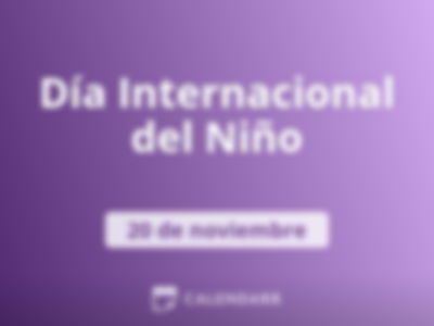 Día Internacional del Niño