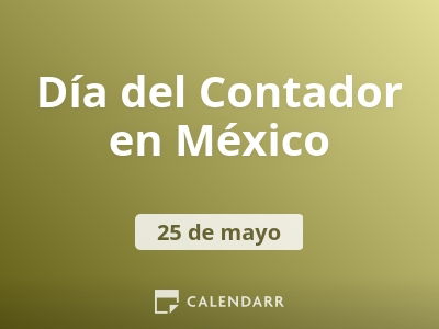 Día del Contador en México