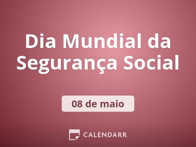 Dia Mundial da Segurança Social