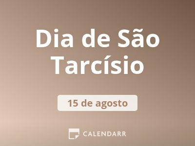 Dia de São Tarcísio