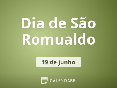 Dia de São Romualdo
