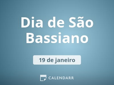 Dia de São Bassiano