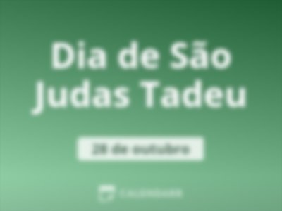 Dia de São Judas Tadeu