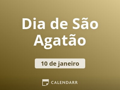 Dia de São Agatão
