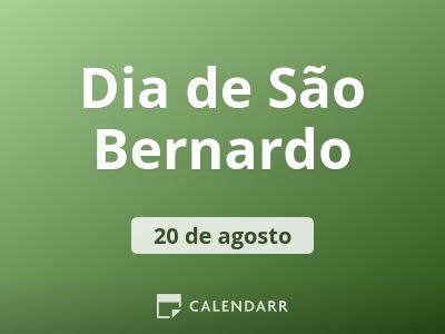 Dia de São Bernardo
