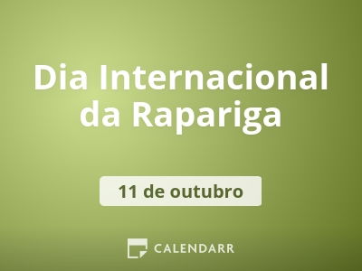 Dia Internacional da Rapariga