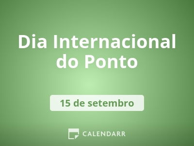 Dia Internacional do Ponto
