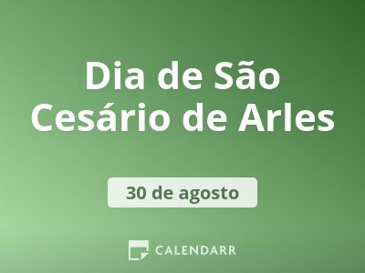 Dia de São Cesário de Arles