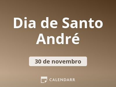 Dia de Santo André