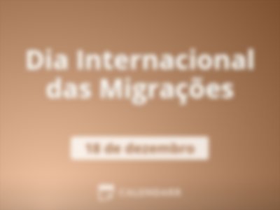 Dia Internacional das Migrações