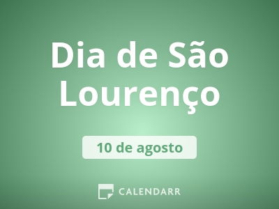 Dia de São Lourenço 