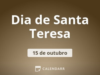Dia de Santa Teresa