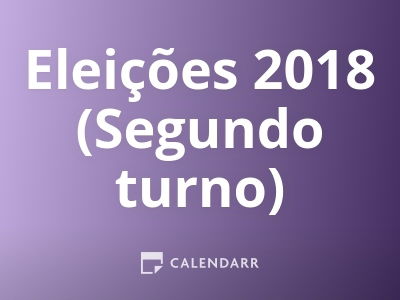 Eleições 2018 (Segundo turno)