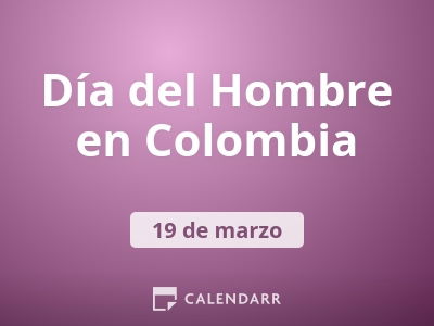 Día Internacional del Hombre | 19 de Marzo - Calendarr