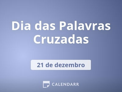 Palavras Cruzadas - Os Benefícios