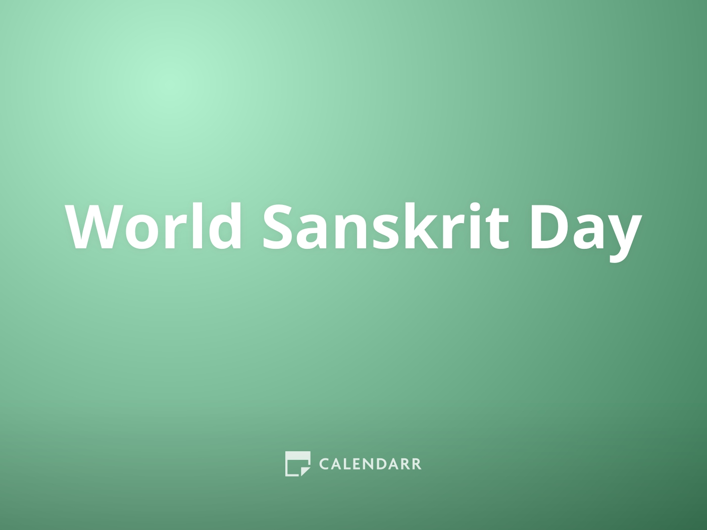 World Sanskrit Day 2025 Is On August 9 - Calendarr